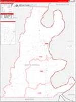 E. Carroll Parish (), La Carrier Route Wall Map